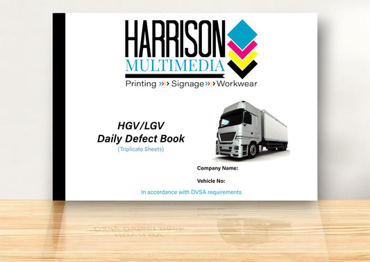 A5 Daily Defect Triplicate Books