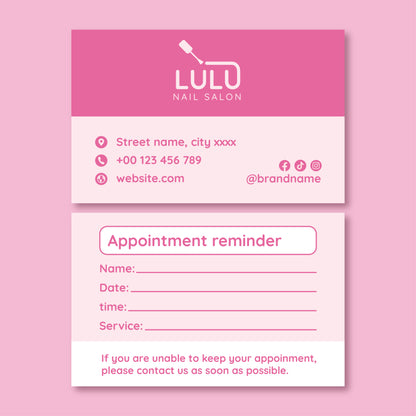 Loyalty/Appointment Cards