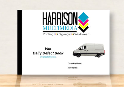 A5 Daily Defect Triplicate Books