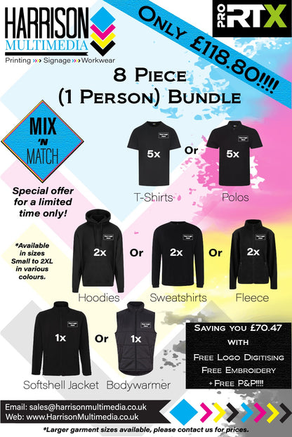 8 Piece Clothing Bundle (1 Person)