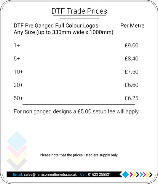 DTF - Direct to Film (Trade)